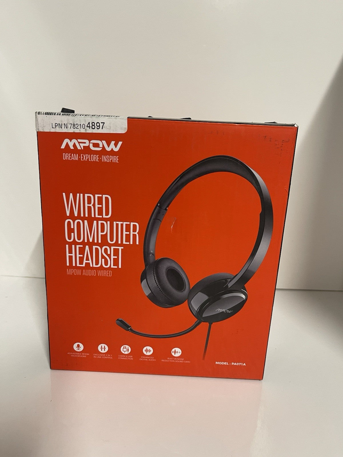 MPOW WIRED COMPUTER HEADSET PA071A
