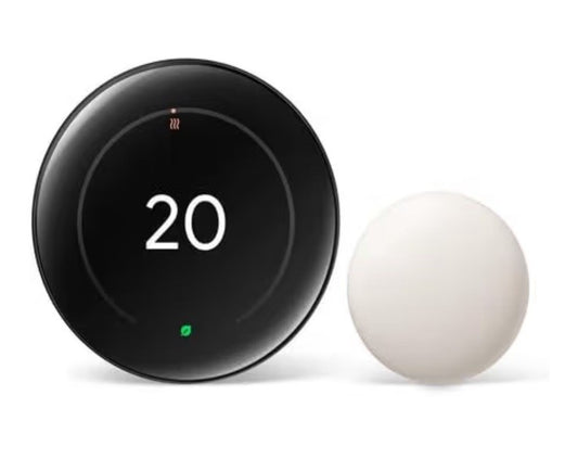 Google Nest Learning Thermostat 4th Gen with Temperature Sensor(grey)