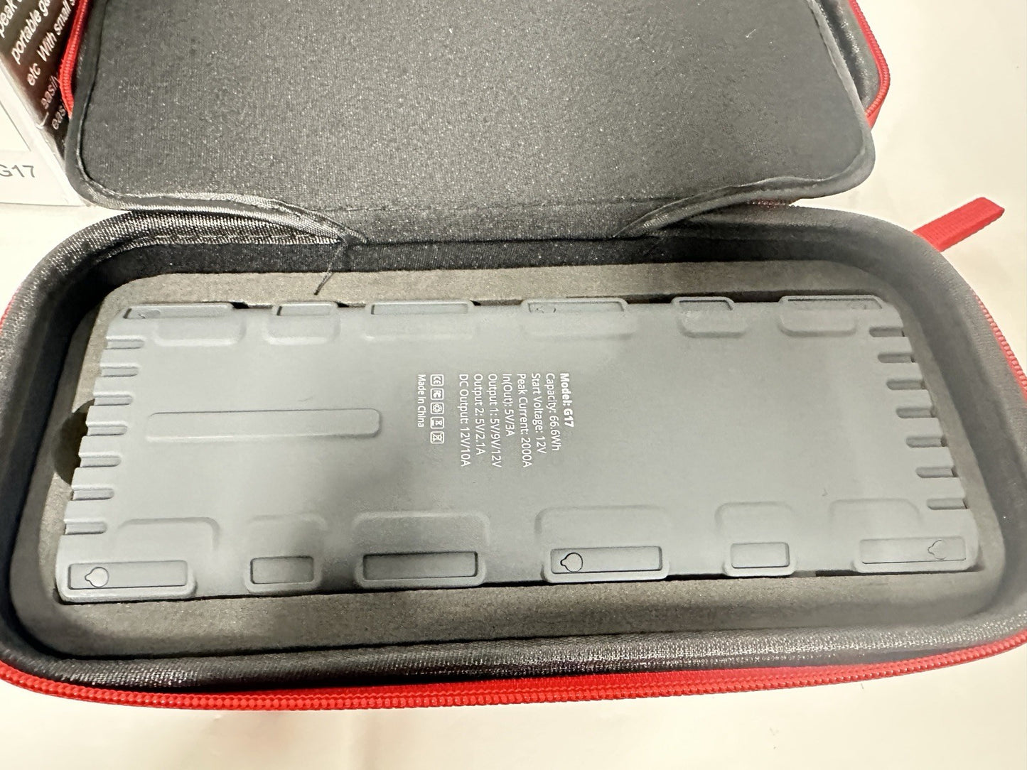 NEXPOW 2000A Peak 18000mAh Car Jump Starter with USB Quick Charge 3.0