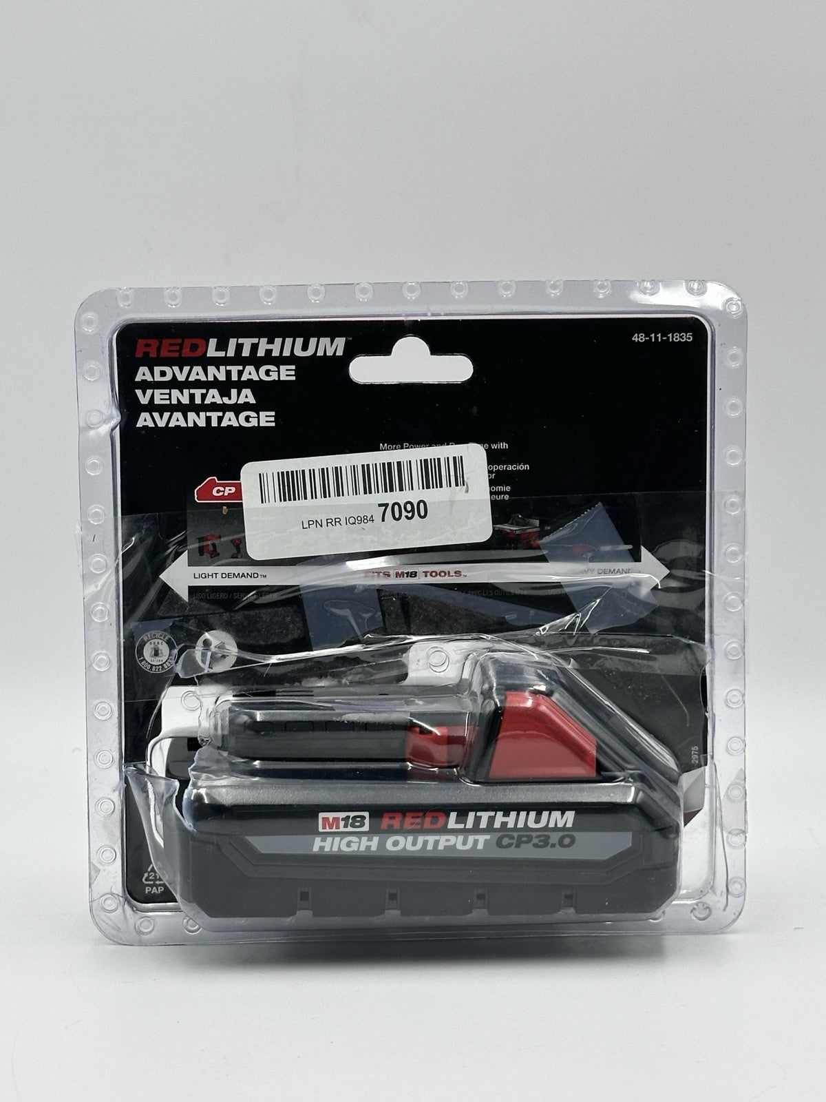 Milwaukee Tool 48-11-1835 M18™ REDLITHIUM High Output™ CP3.0 Battery