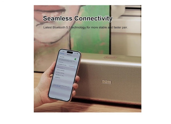 DOSS SoundBox XL Ultra Wireless Home Speaker, Gold