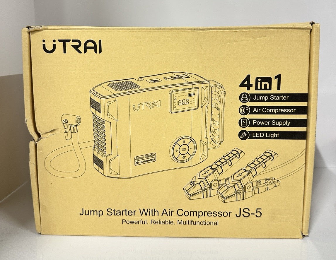 UTRAI (JS-5) Jump Starter with Air Compressor, 150PSI