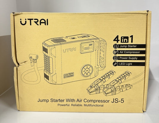 UTRAI (JS-5) Jump Starter with Air Compressor, 150PSI