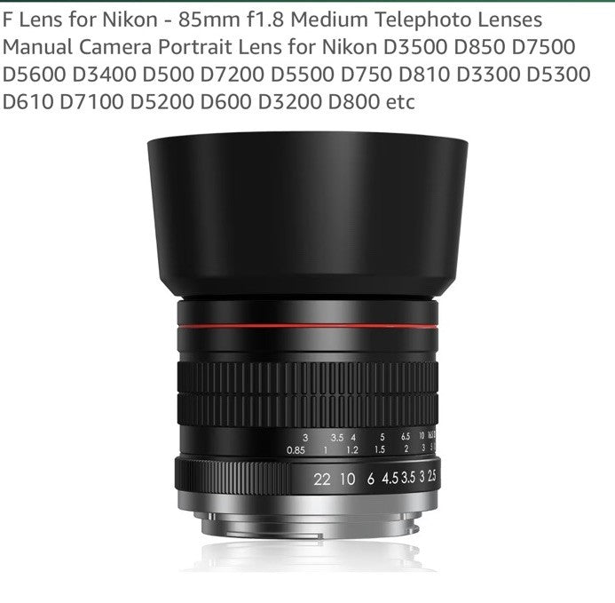 BENOISON 85mm F/1.8 ASPHERICAL MEDIUM TELEPHOTO LENS