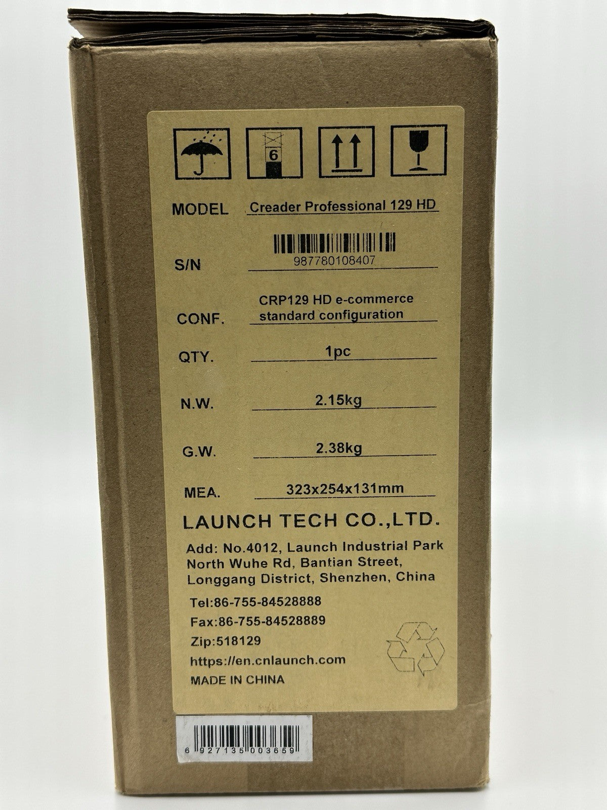 LAUNCH CRP129 HD Heavy Duty Truck Scanner Speed Limit Adjust DPF Diagnostic Tool