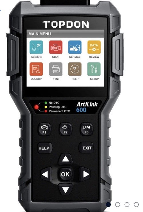 TOPDON ARTILINK600 OBDII SCANNER ABS SRS WITH 3 RESET SERVICE