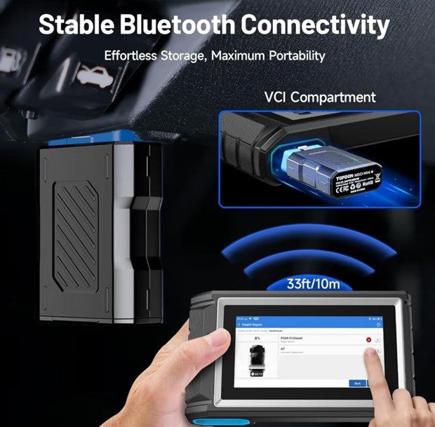 Genuine TOPDON AD800BT OBD2 Scanner Wireless Full System Reset Tool