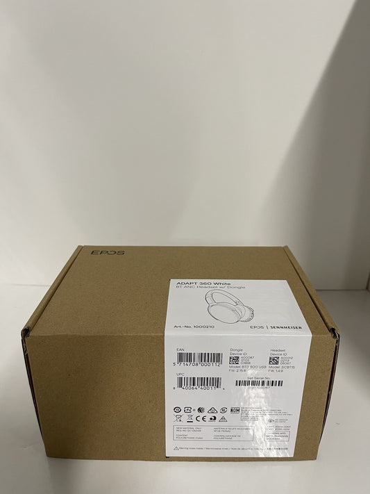 SENNHEISER Epos Adapt 360 White By ANC Headset W Dongle