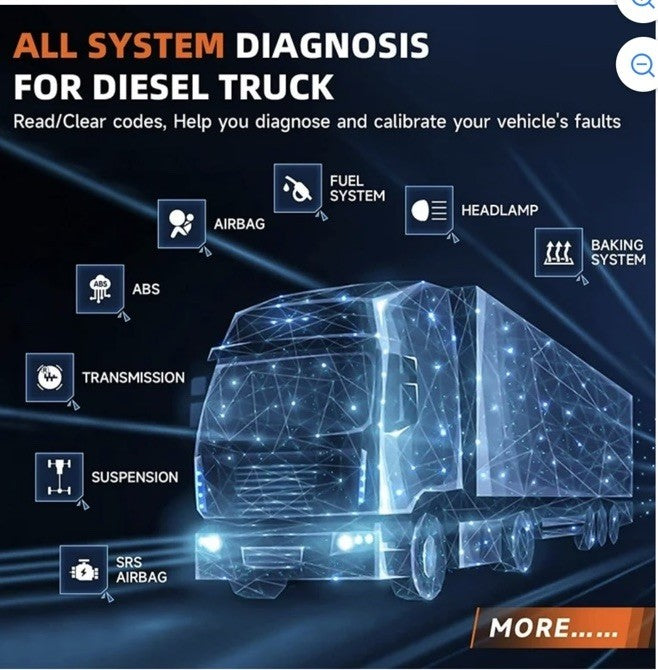 FCAR F507 Heavy Duty Truck Scanner All System Diesel OBD Diagnostic Tool ABS OIL