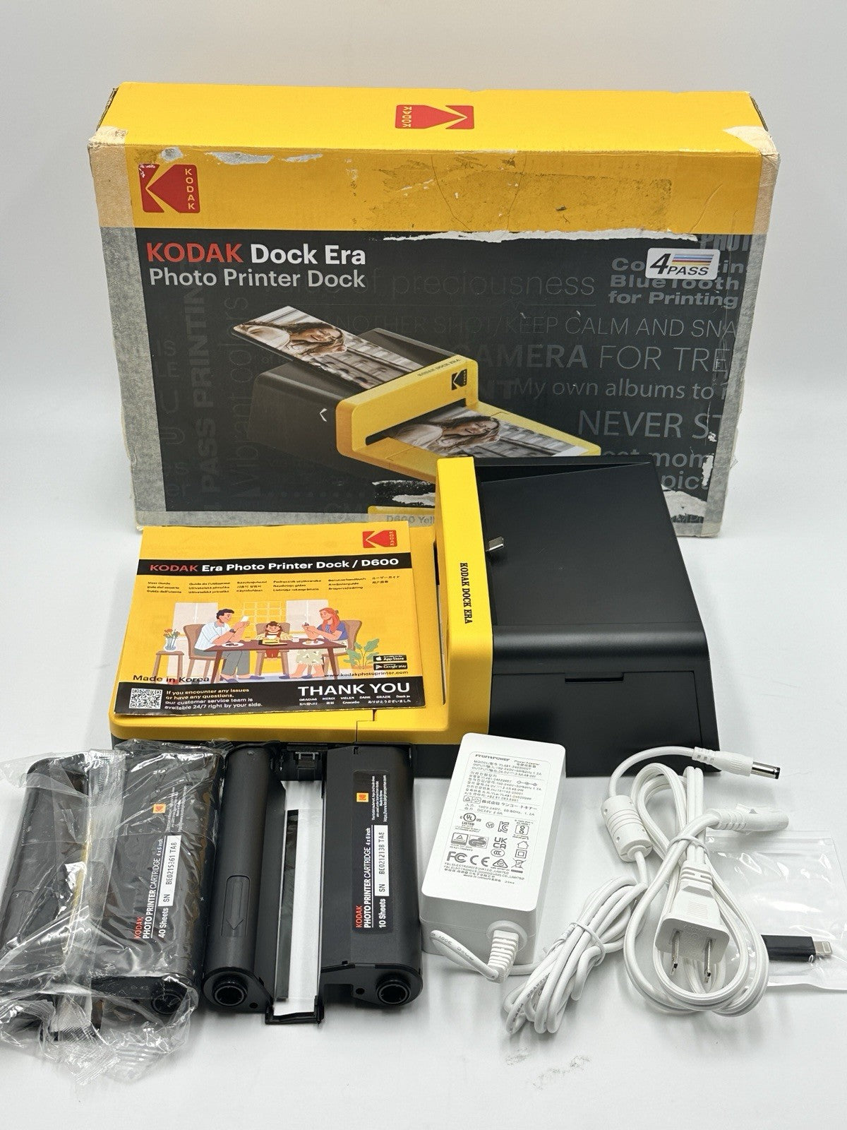 KODAK Dock Era PHOTO PRINTER D600 No Sheets