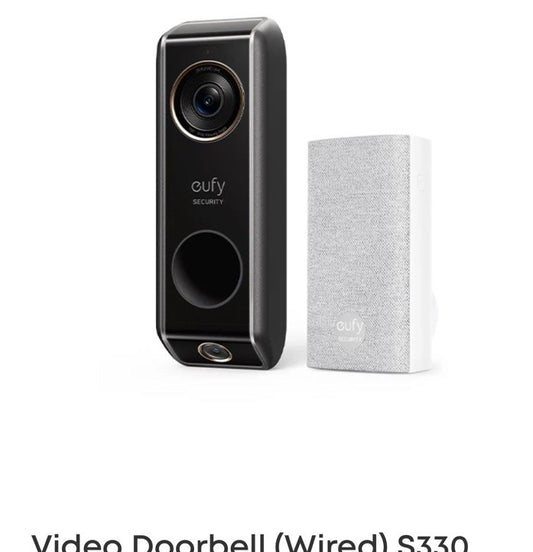 Video Doorbell (Wired) S330 Open Box New