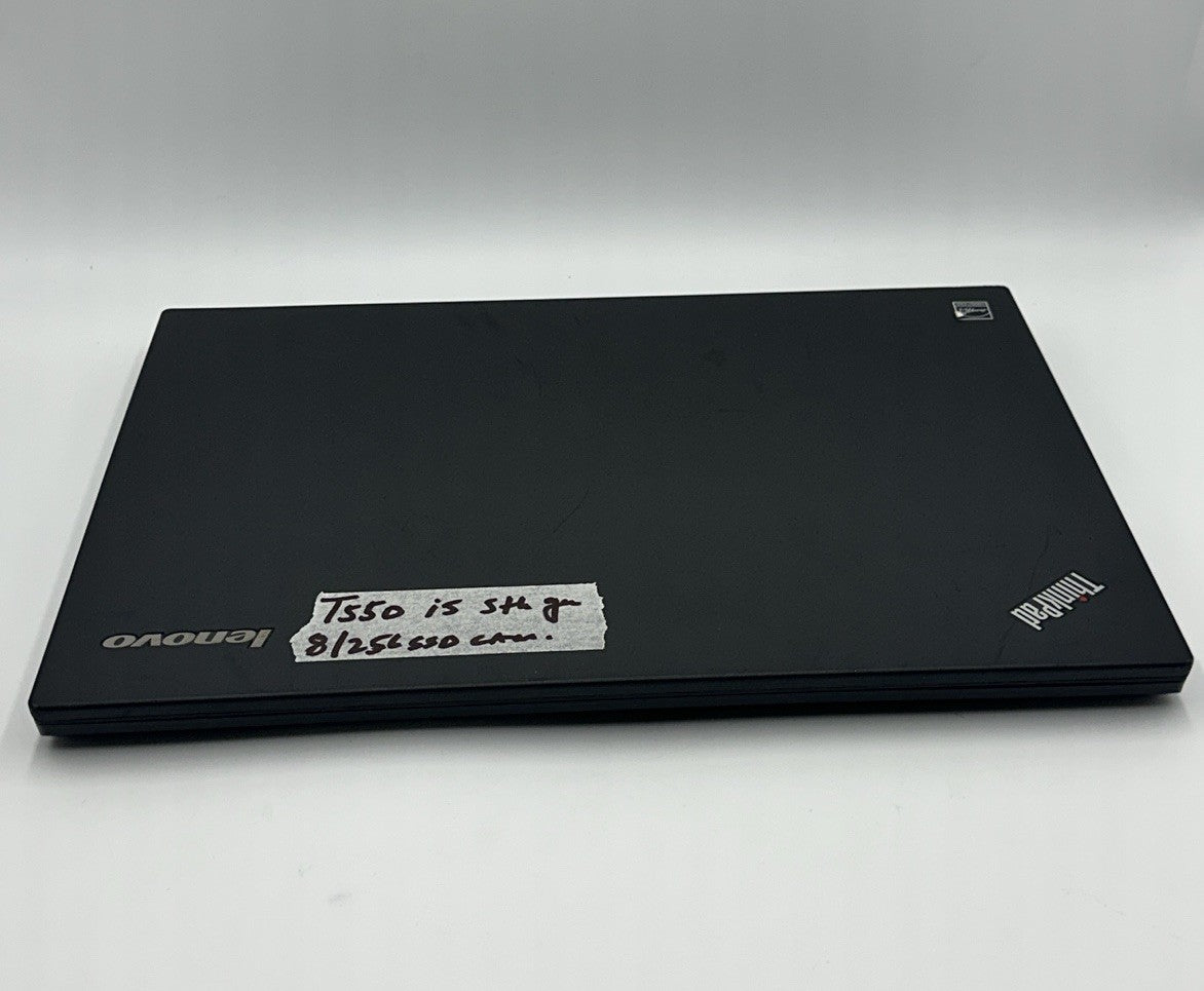 LENOVO THINKPAD T550 8GB RAM 256 SSD INTEL i5 5300U 5TH GEN 15.6 