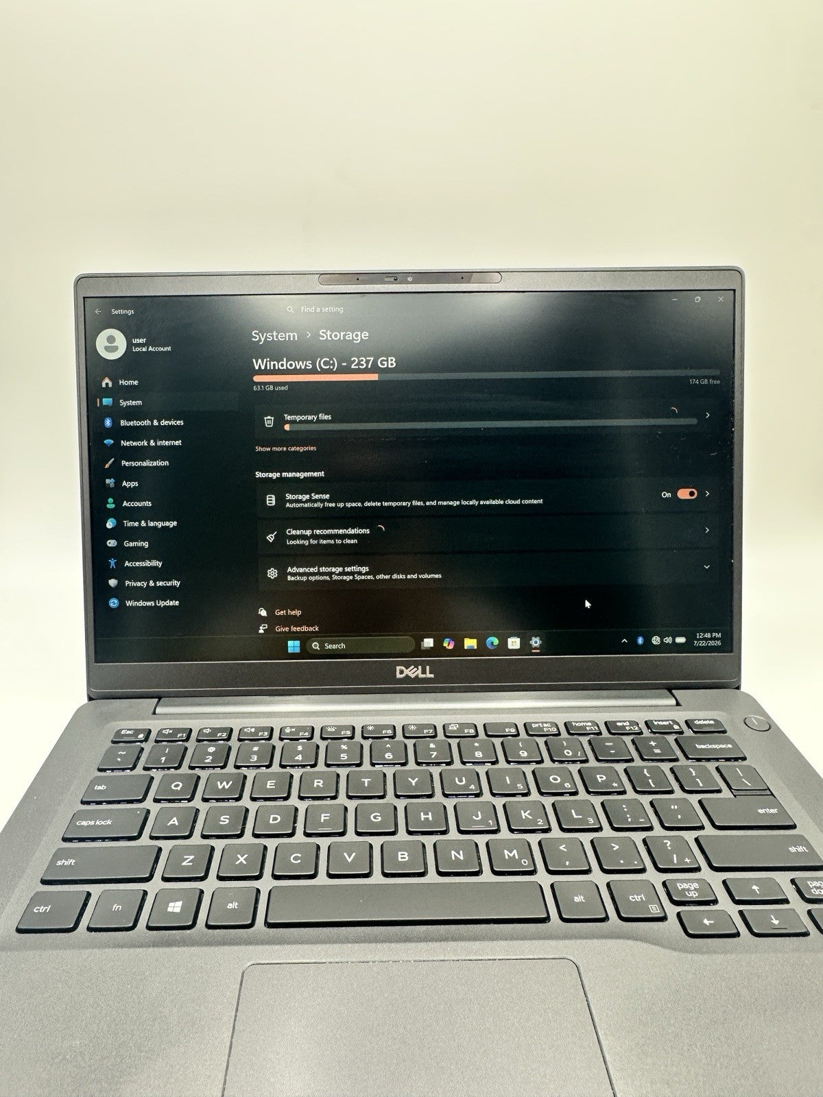 Dell Latitude 7400 14-inch I5  8th Gen 16GB RAM 256GB SSD Black