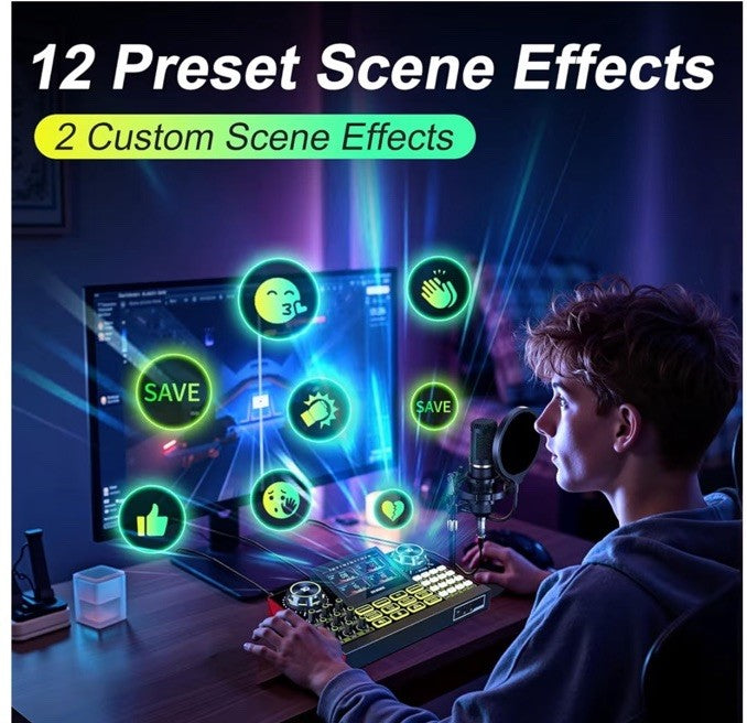 Sound Mixer for PC/Phone: Live Streaming, Gaming, DJ Effects, Voice Changer