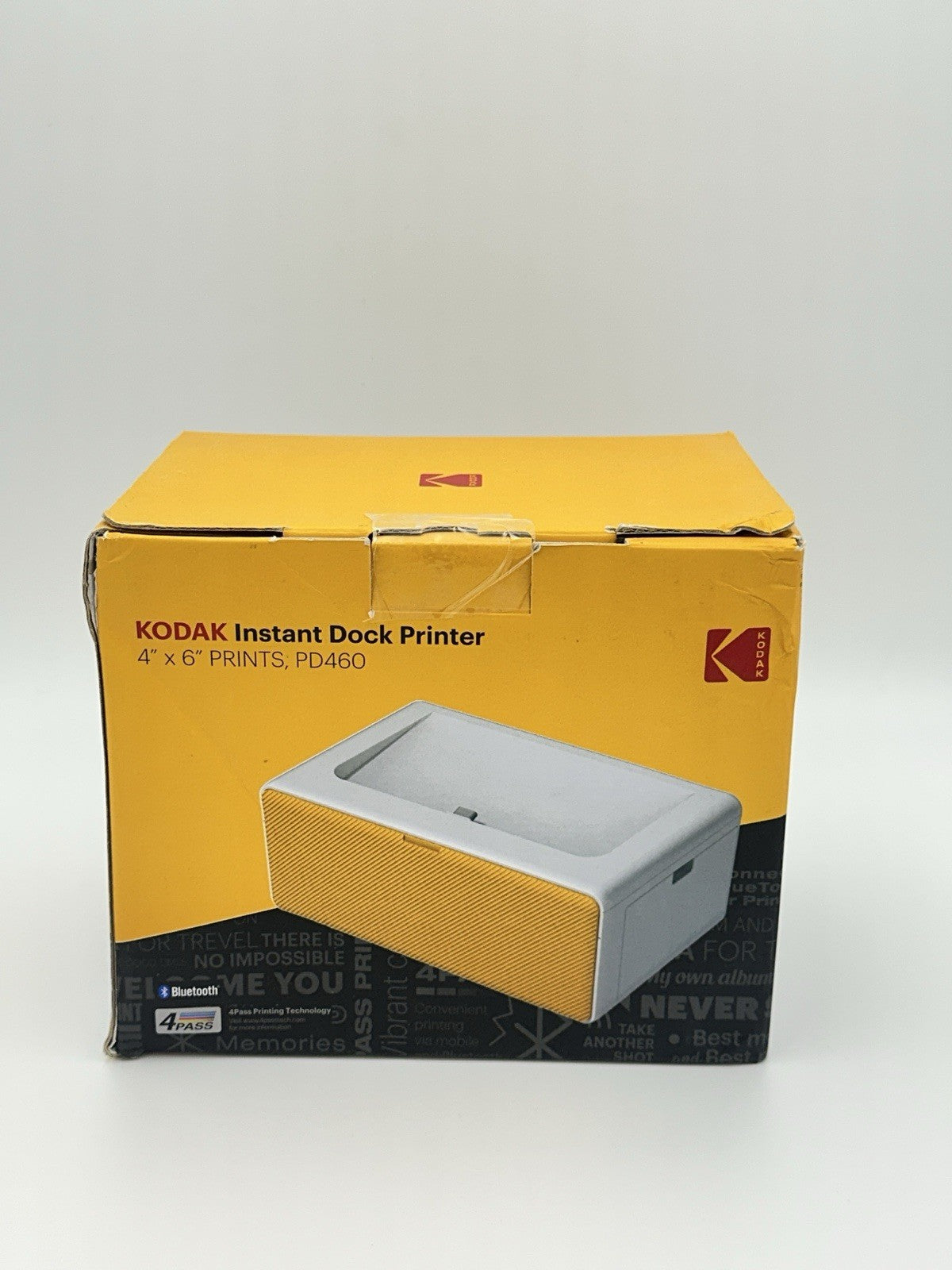KODAK Dock Plus 4PASS Instant Photo Printer (4x6 inches) New Open Box No Sheets