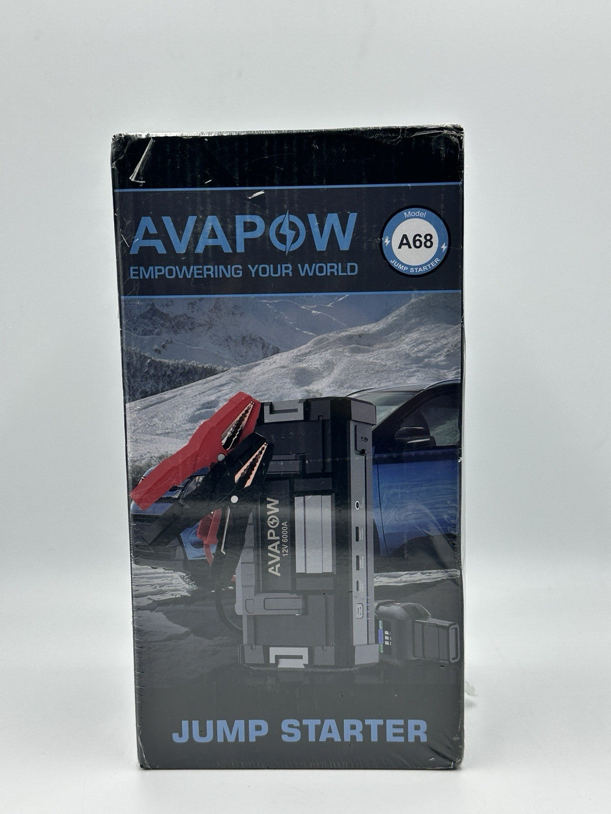 AVAPOW A68 Car Jump Starter 6000A Peak Portable Power Pack