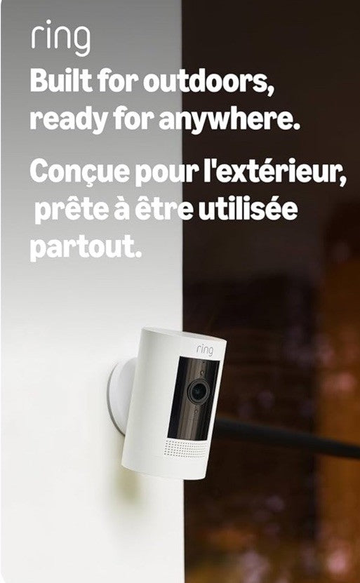 Ring 3rd Generation Stick Up Cam Plug In Two Way Talk