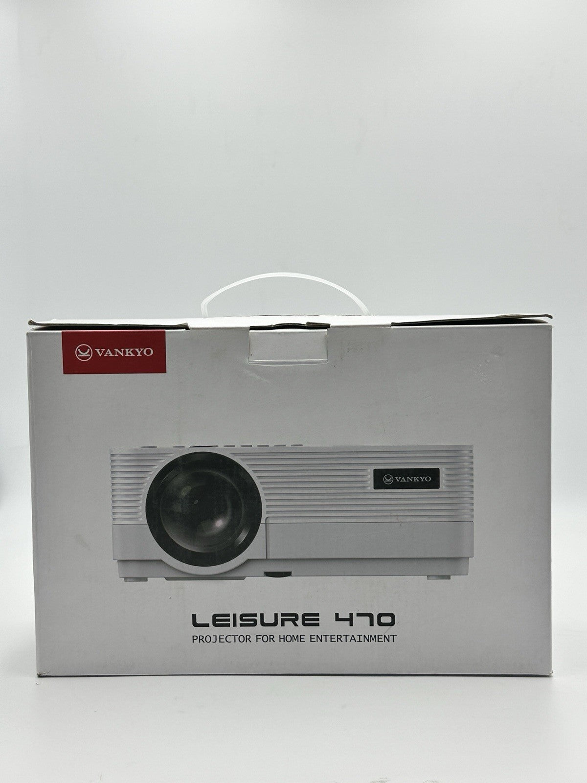 Vankyo Leisure 470 Wireless Mini Projector (HD 1080P Supported) - White