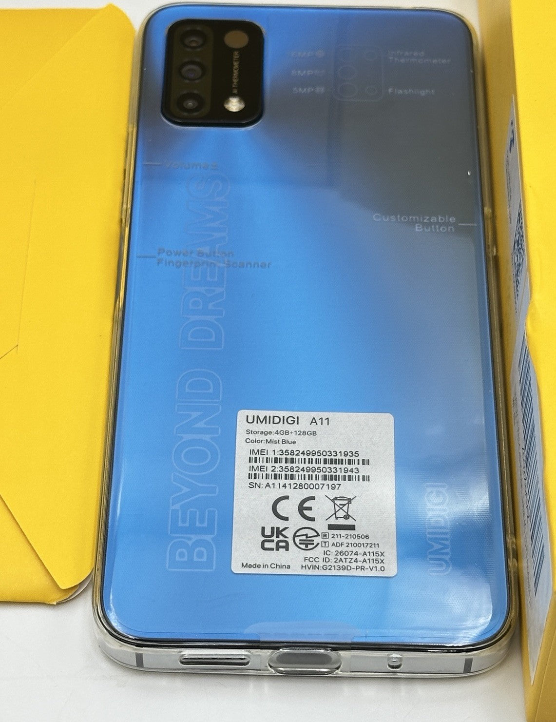 Umidigi a11 Mist Blue 4gb-128gb