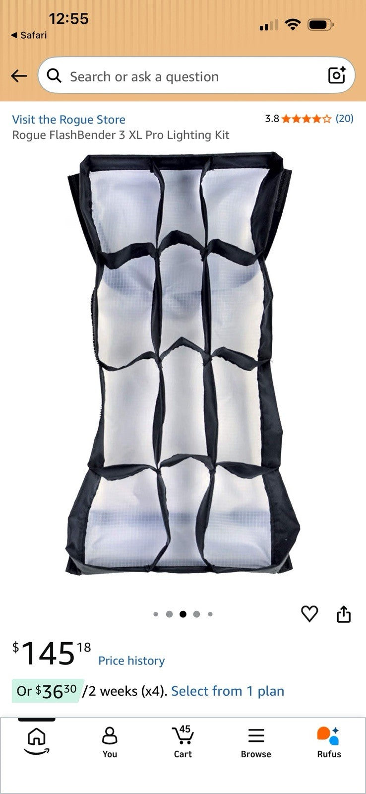 Rogue FlashBender v3 - XL Pro Lighting System (Flash Bender) NEW