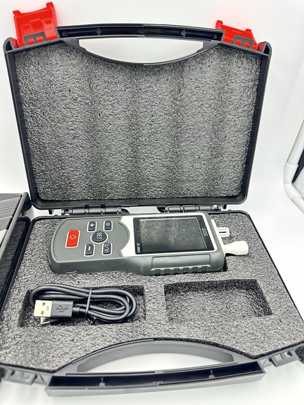 PM2.5 Particle Counter JD-3003 Pump Suction Detector Dust-Free Workshop Detector