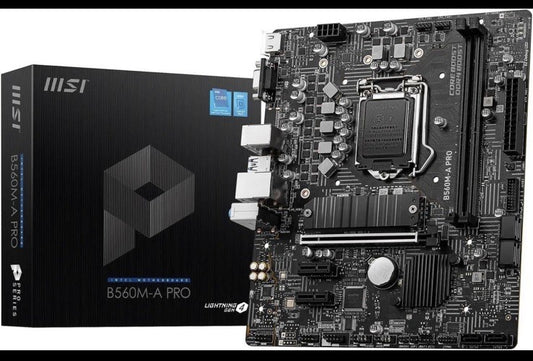 MSI B560M PRO-VDH Motherboard Core Boost Lightning Gen4 HDMI NEW