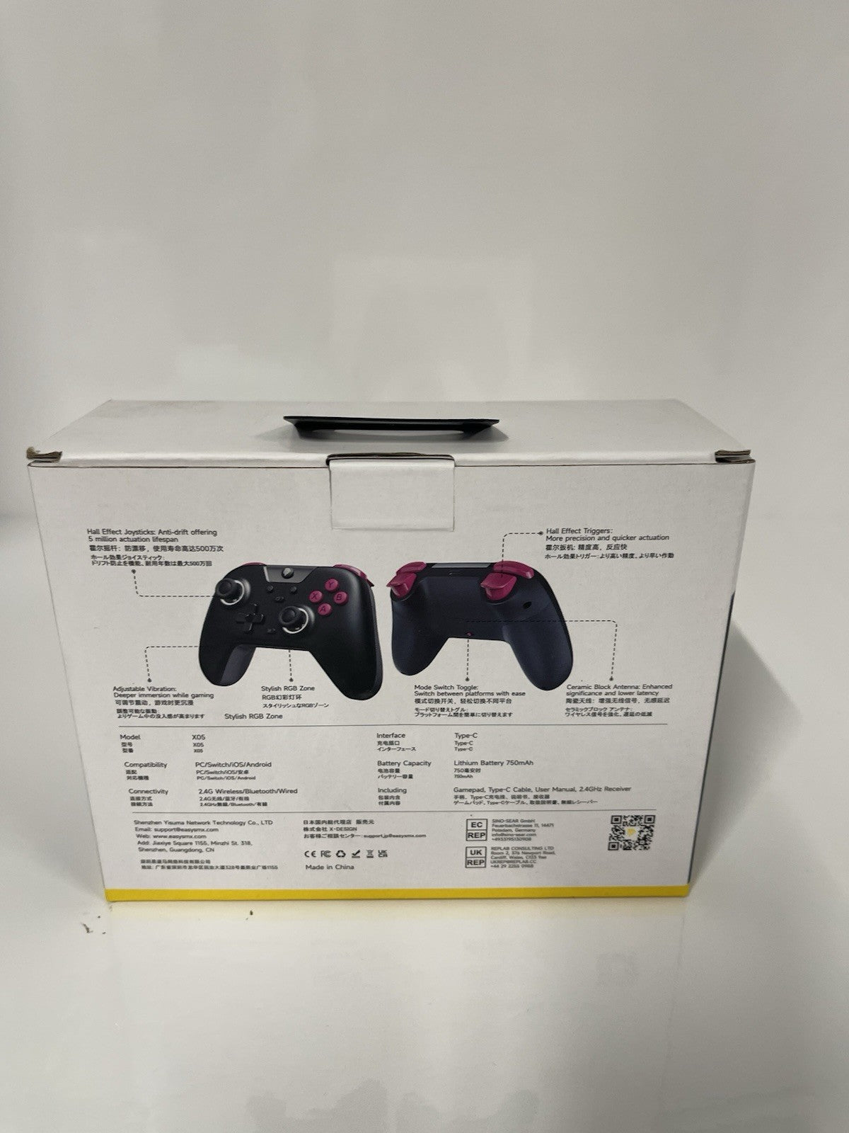 EasySMX X05 2.4g Wireless Controller for PC/iPhone/Android/Switch