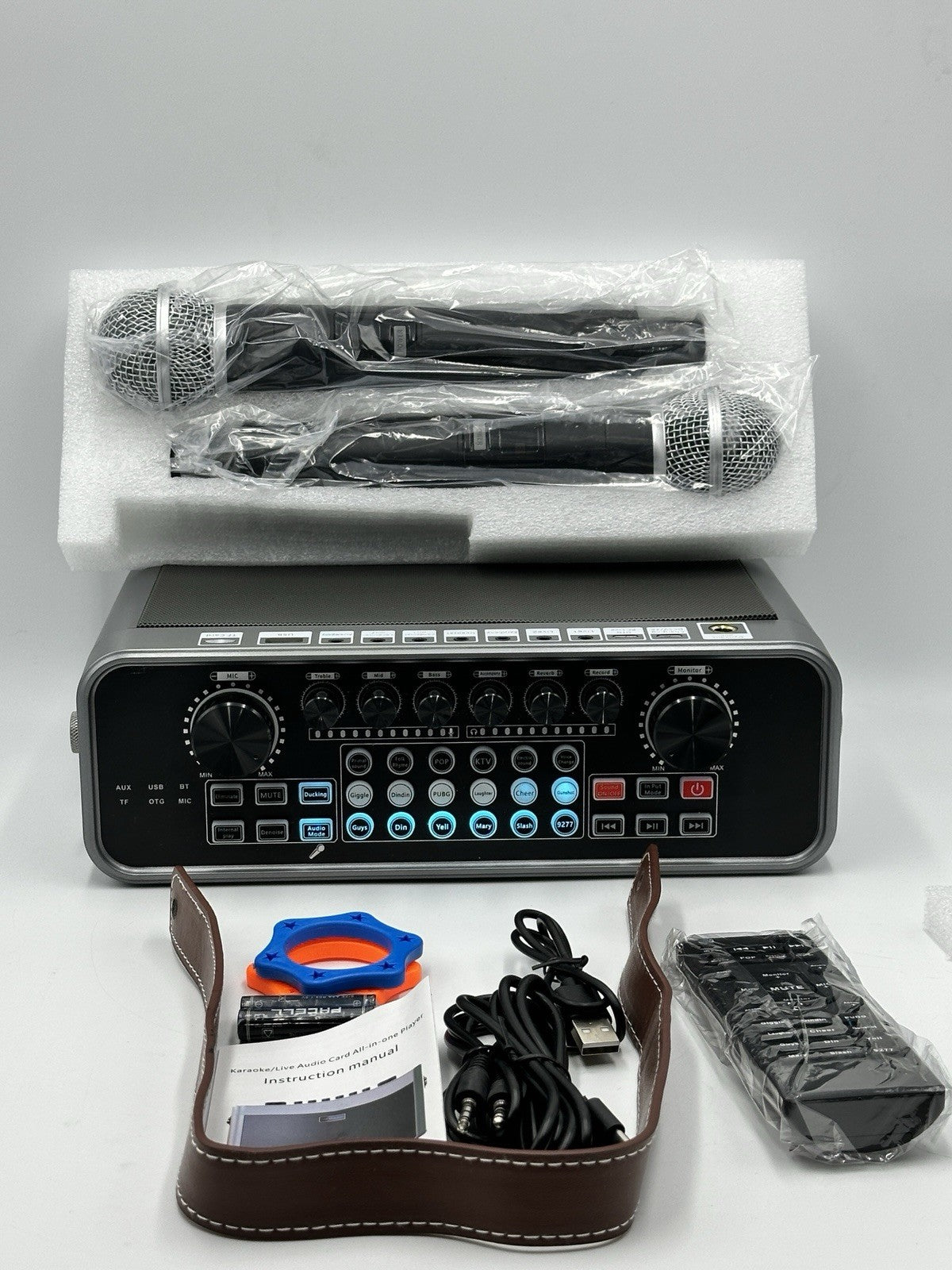 All In One Dj Mixer With 2 Mics 50watts
