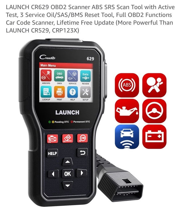 Peugeot 107 Car Engine ABS Airbag Oil Battery Auto Diagnostic Scanner Tool CR629