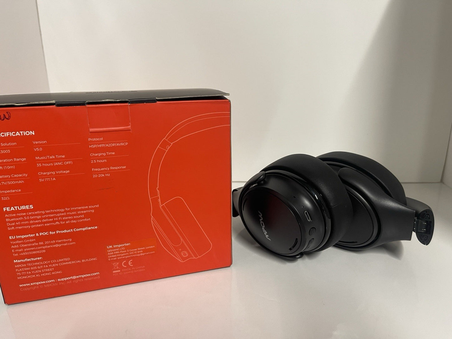 Mpow H19 IPO (BH388A) ANC Wireless Headphones-Rose