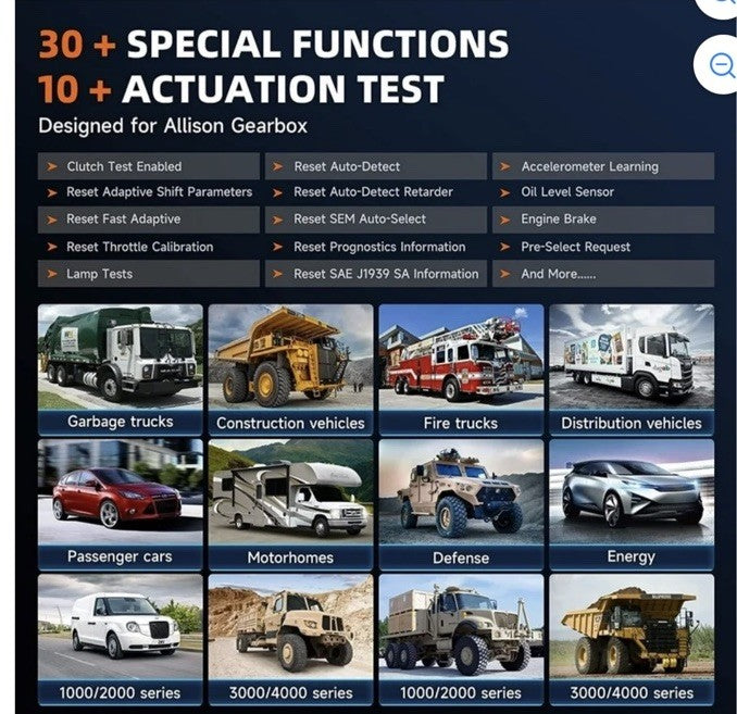 FCAR F507 Heavy Duty Truck Scanner All System Diesel OBD Diagnostic Tool ABS OIL