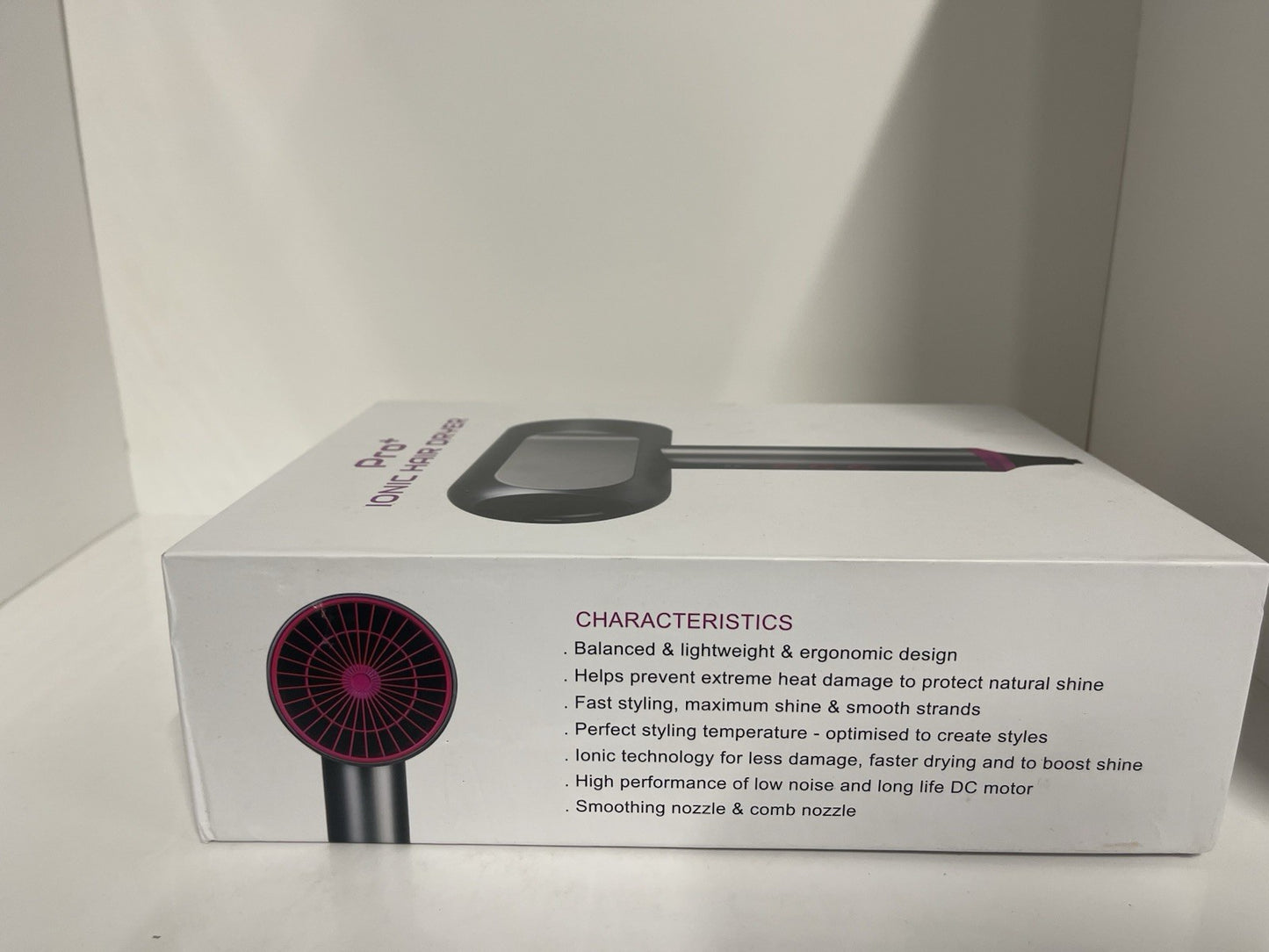 Pro+ ionic hair dryer Model K002 1500-1800W