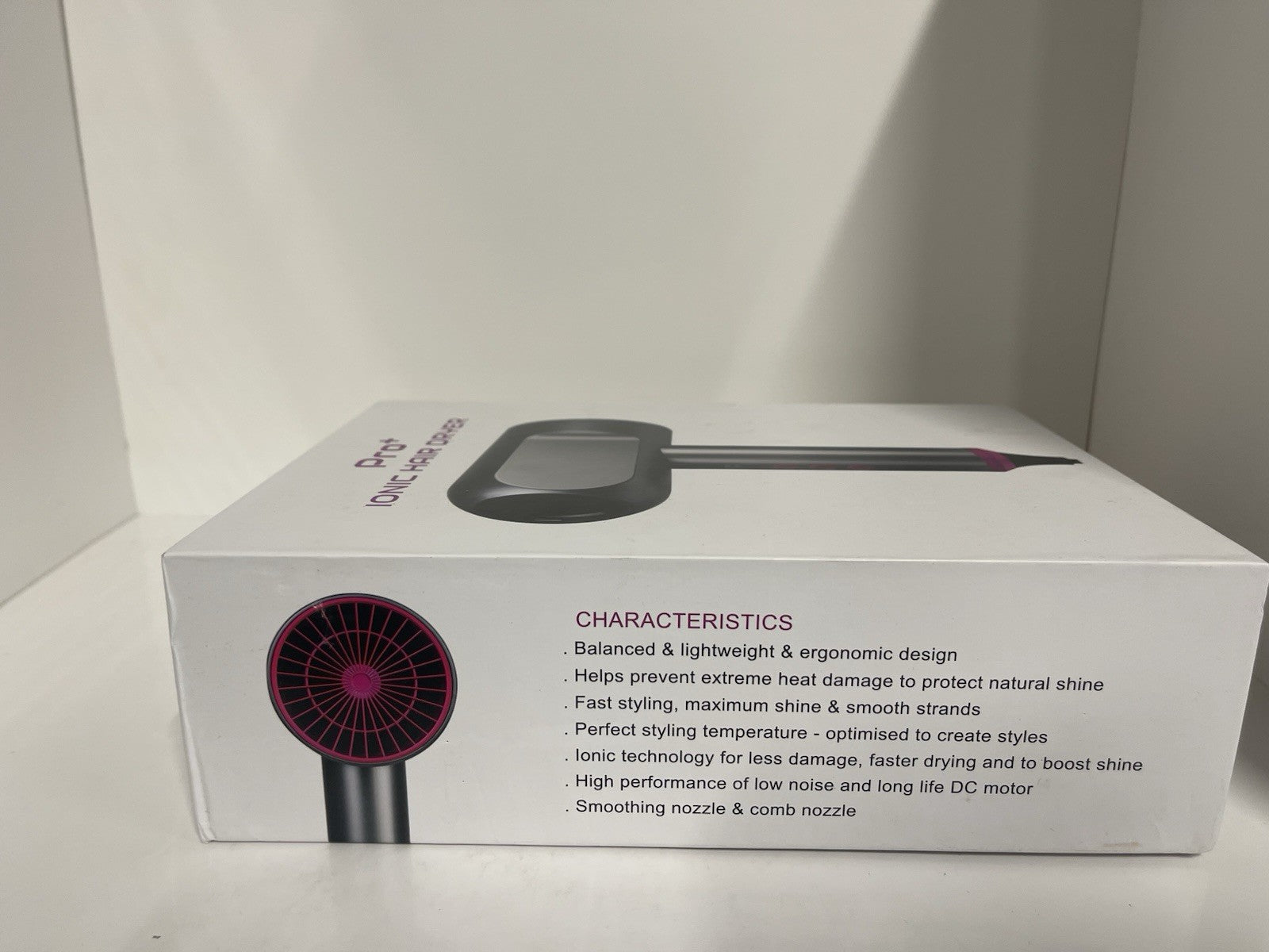 Pro+ ionic hair dryer Model K002 1500-1800W