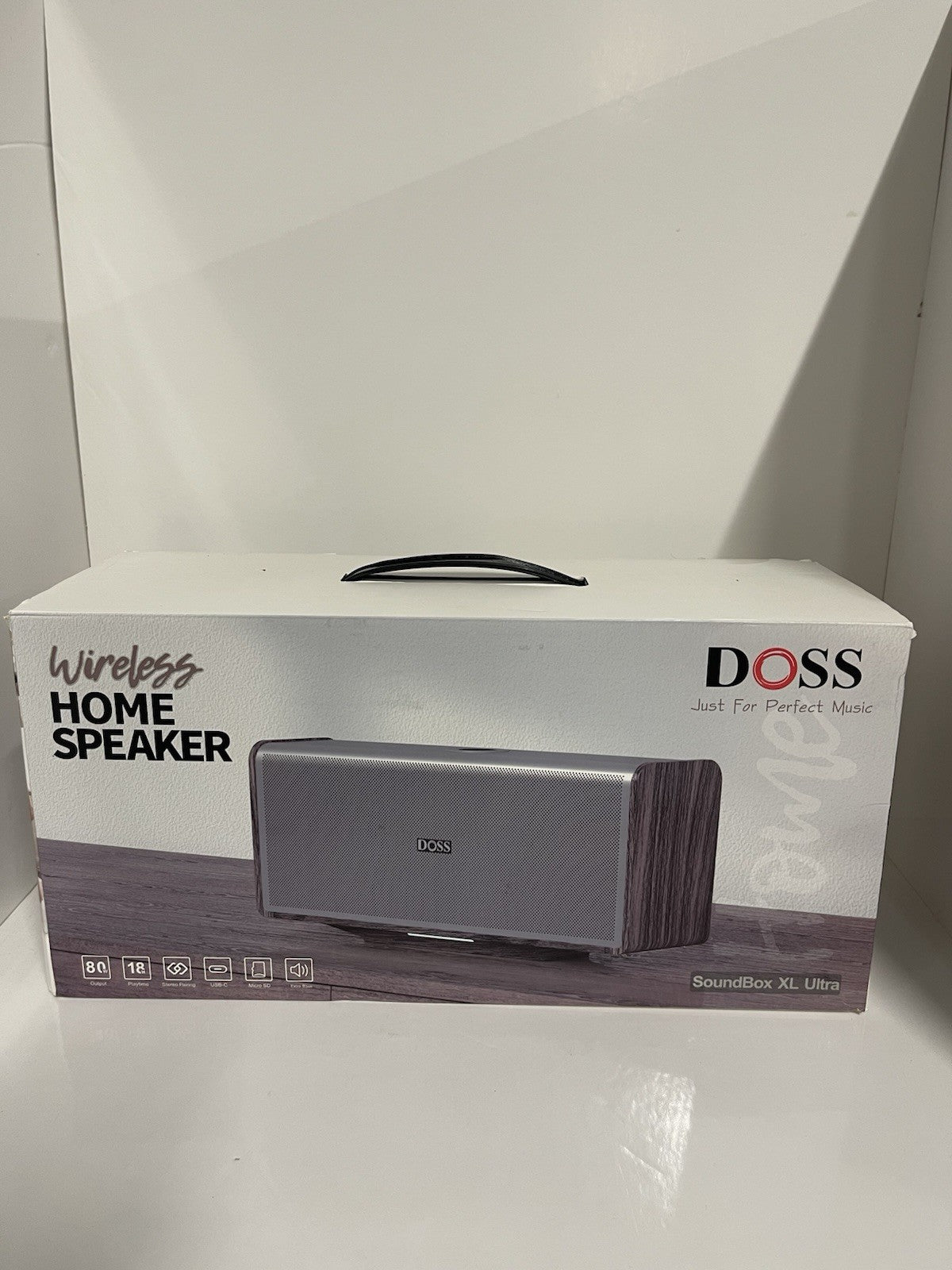 DOSS SoundBox XL Ultra Wireless Home Speaker, Gray