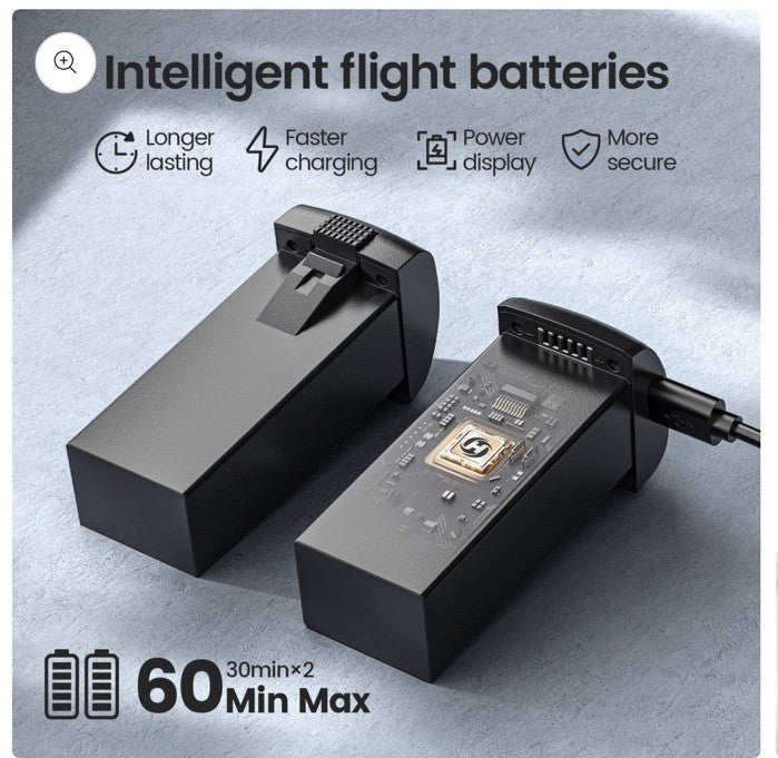 Holy Stone HS175G GPS Drone 4K UHD Camera Brushless Motor Foldable Case EUC