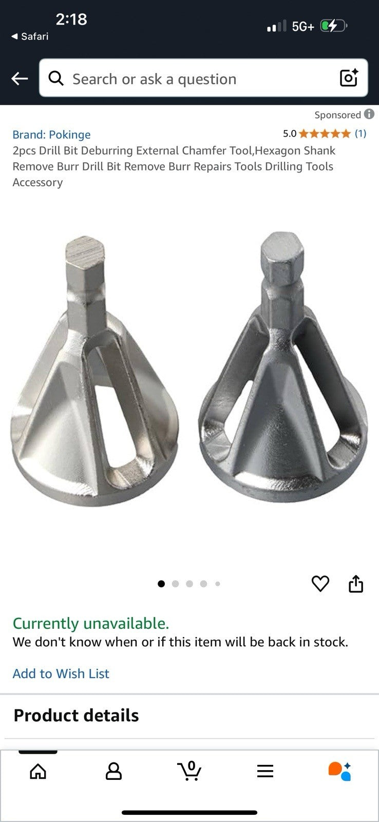 124 PcDrill Bit Deburring External Chamfer Tool Hexagon Shank 62 Packs 124 Units