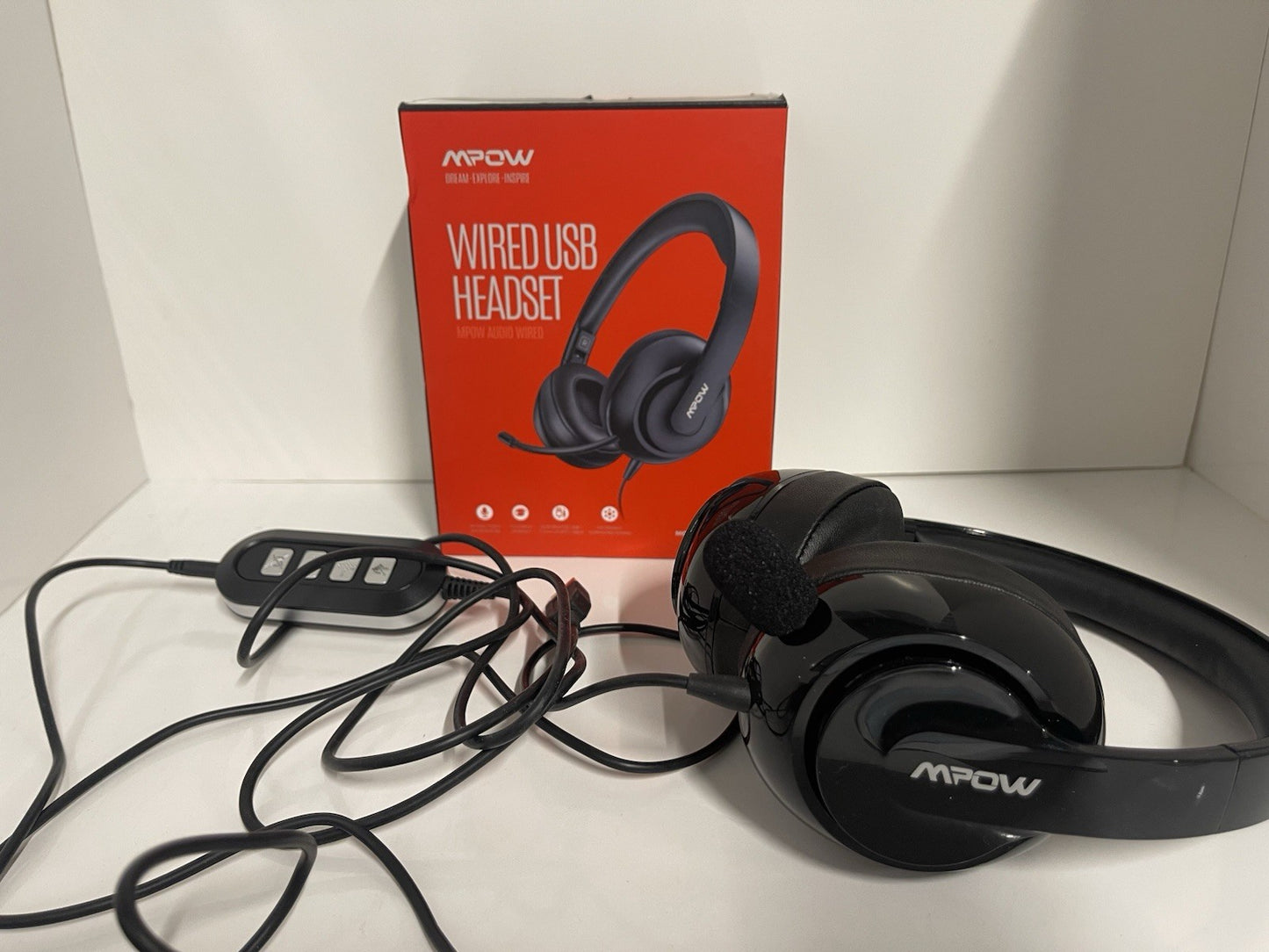 MPOW BH224A Foldable USB Computer Headphones over Ear