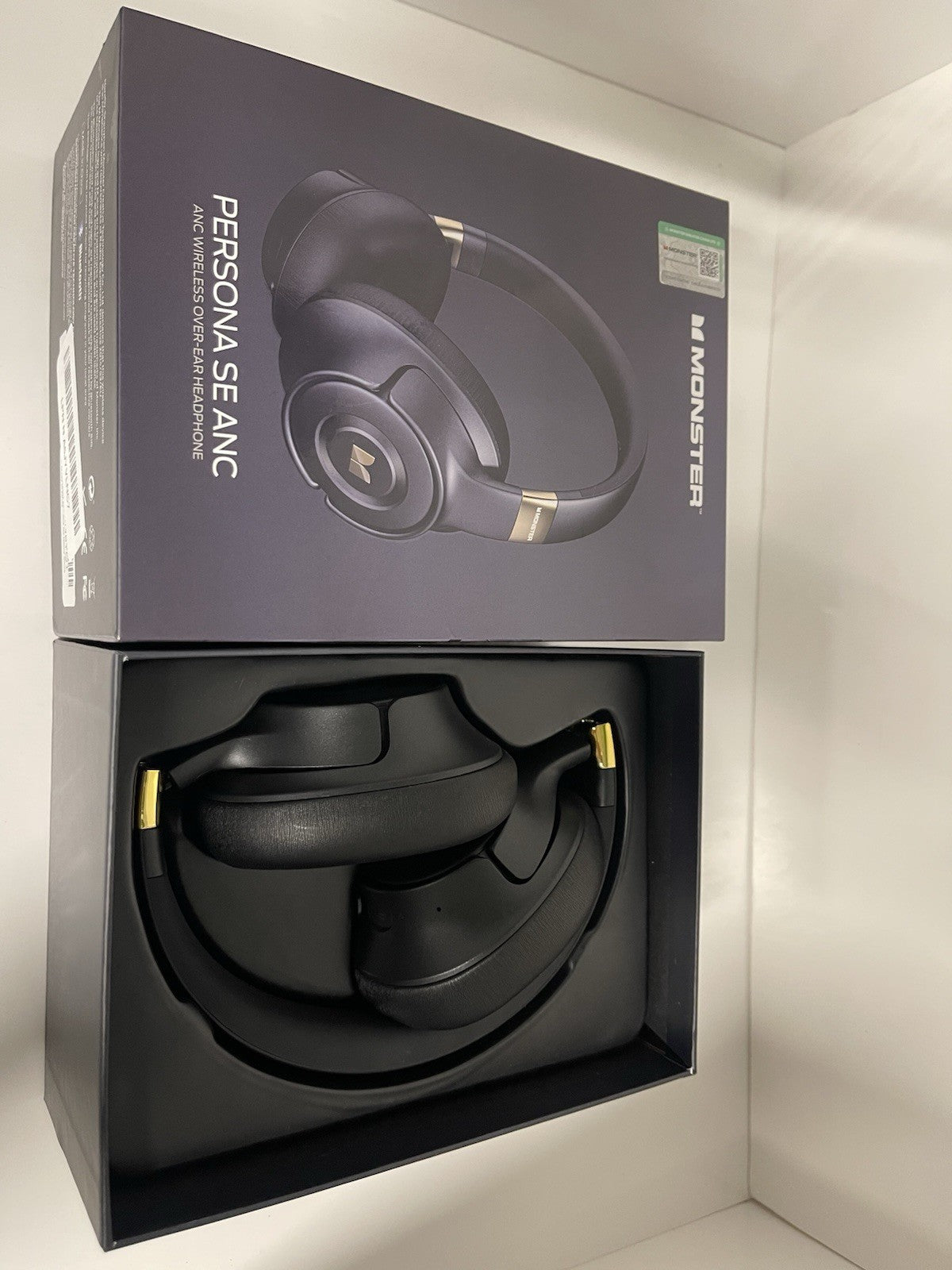 Monster Persona SE ANC Wireless Over-Ear Headphones, Black