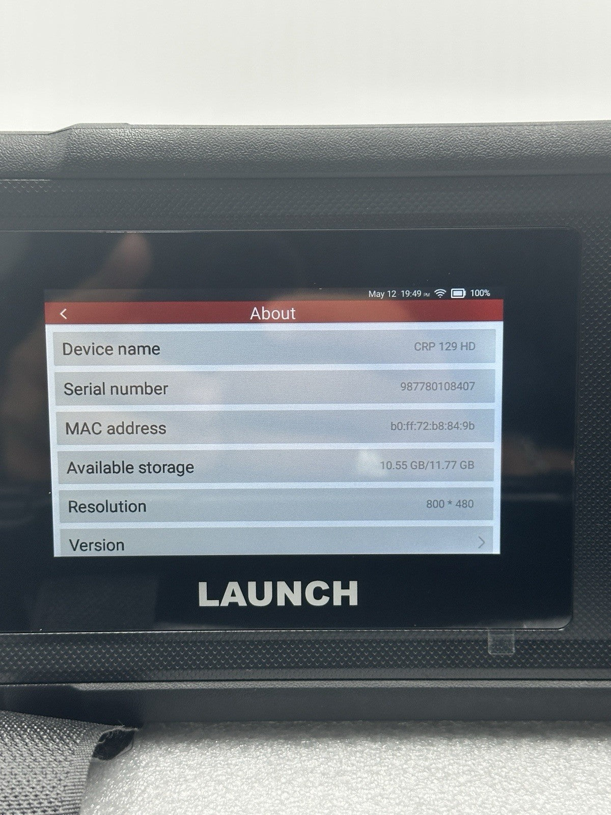 LAUNCH CRP129 HD Heavy Duty Truck Scanner Speed Limit Adjust DPF Diagnostic Tool