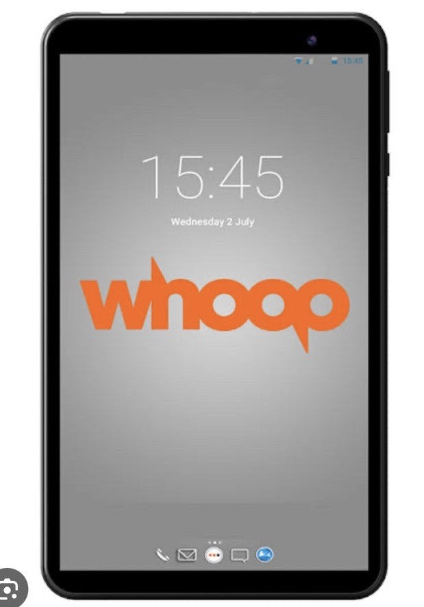 Whoop TAB-8US2 Android Tablet 8” NEVER USED, INCLUDES PROTECTIVE CASE BUNDLE