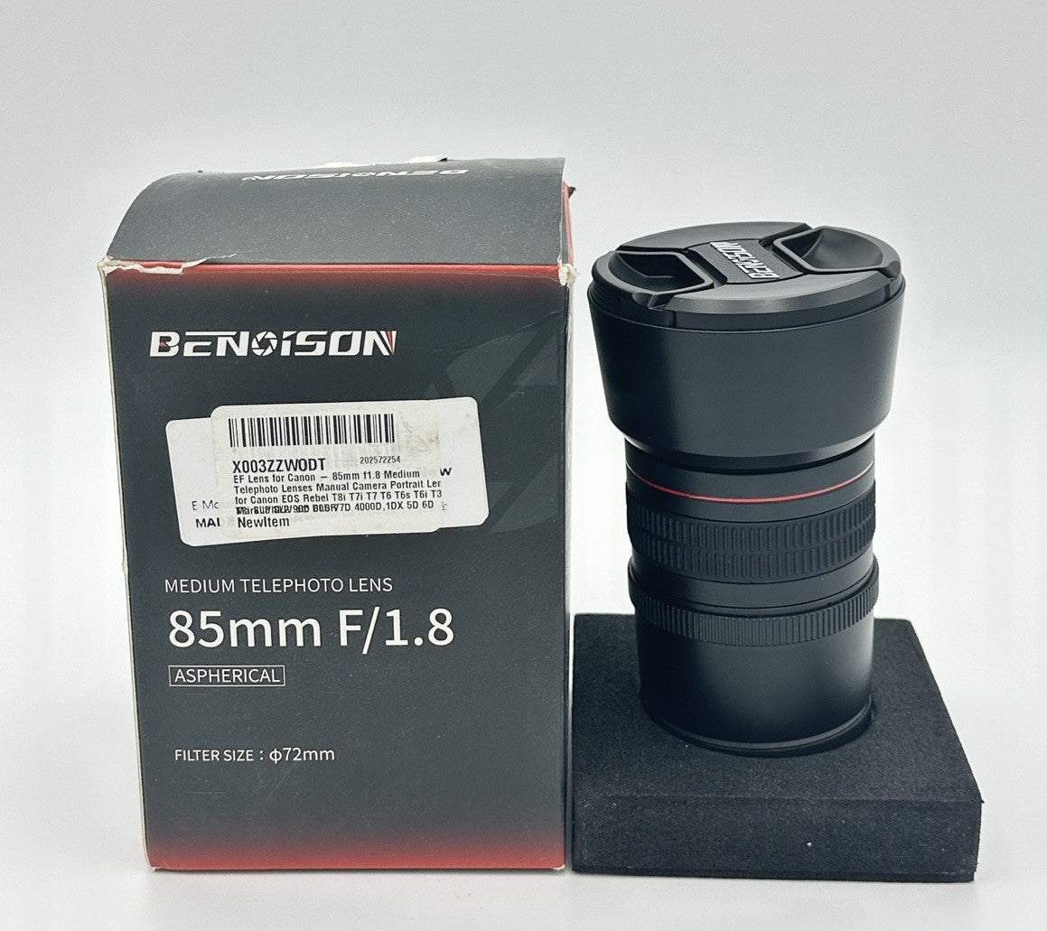 BENOISON 85mm F/1.8 ASPHERICAL MEDIUM TELEPHOTO LENS