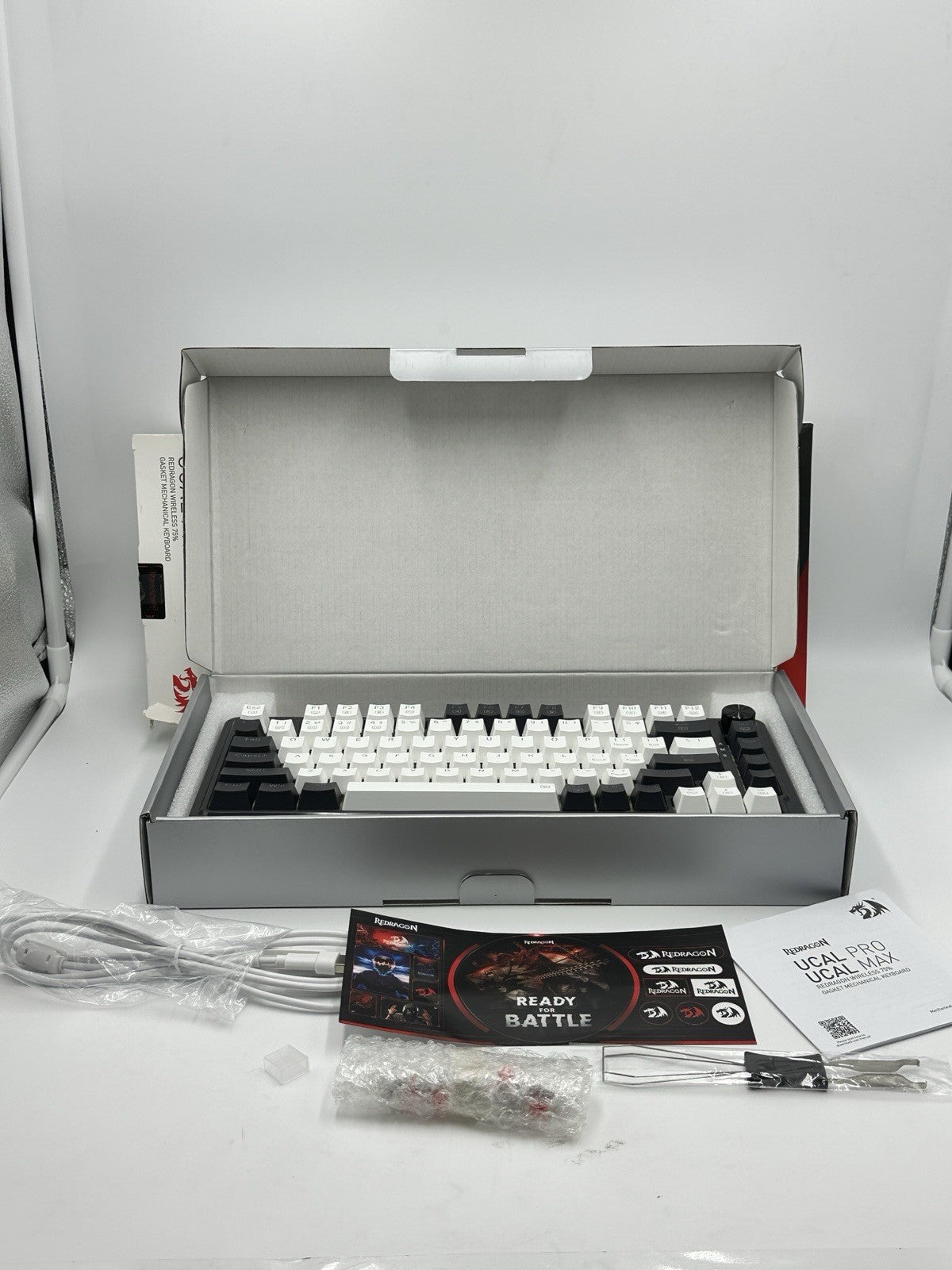 Redragon UCAL PRO (K673) 75% Wireless Gasket RGB Gaming Keyboard-Red Switch