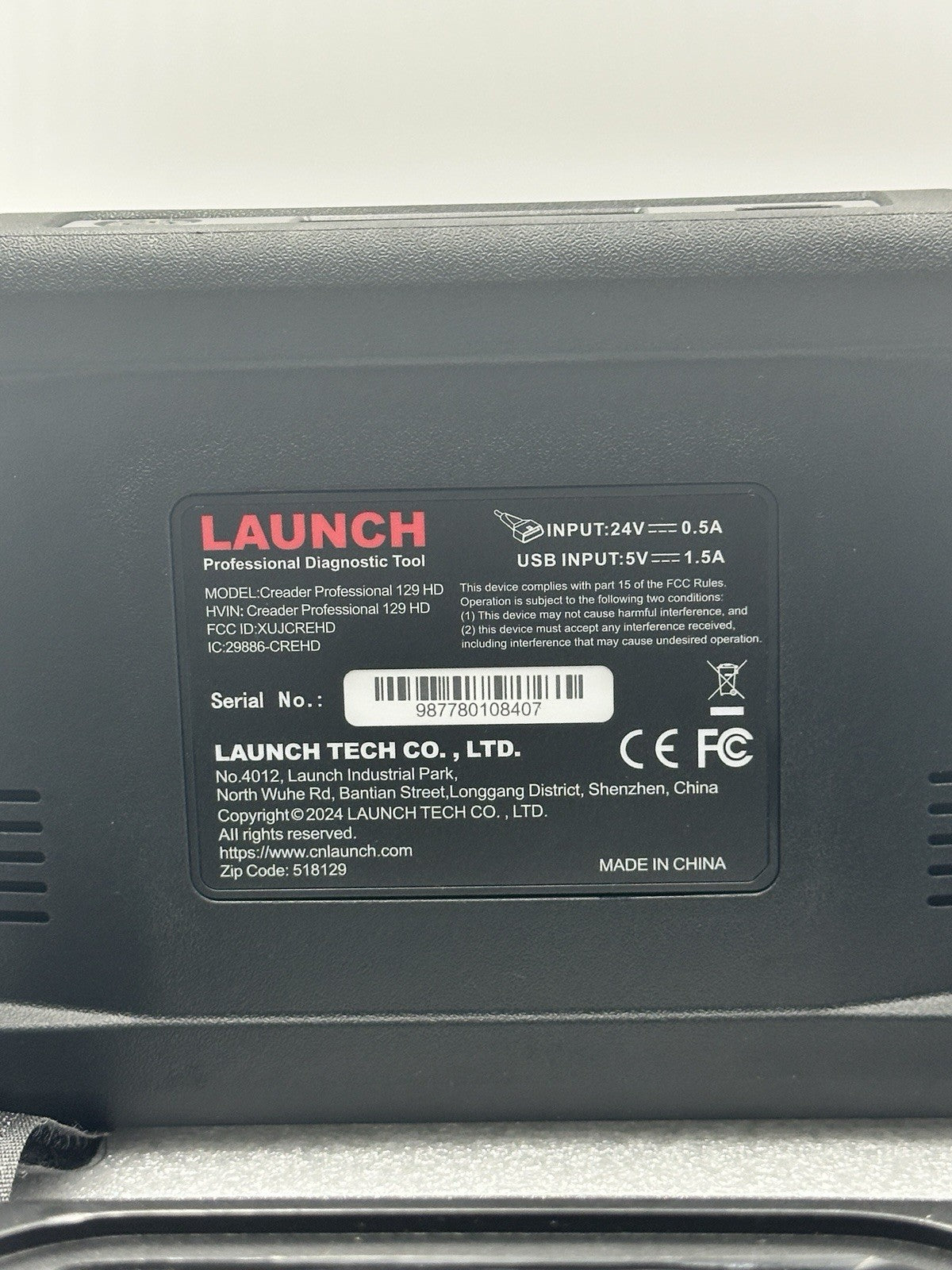 LAUNCH CRP129 HD Heavy Duty Truck Scanner Speed Limit Adjust DPF Diagnostic Tool