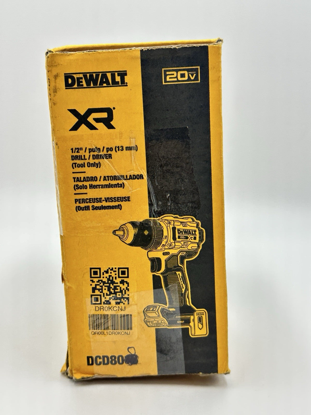 DEWALT DCD800B 20V MAX XR Brushless Li-Ion 1/2" Cordless Drill/Driver (Tool...