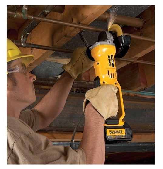 Dewalt DCG412B 20V MAX* Lithium Ion 4-1/2” grinder (Tool Only),Yellow
