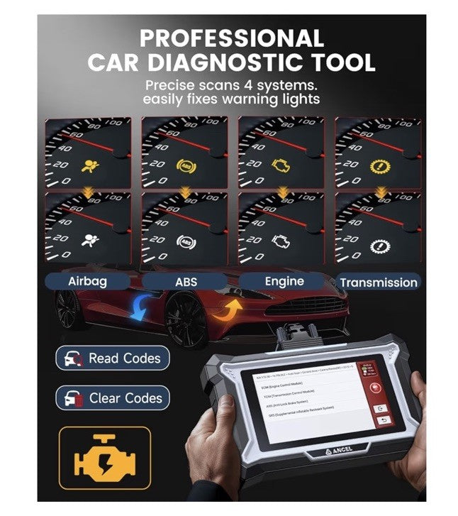 ANCEL DS100 OBD Scanner Car Diagnostic Tool ABS EPB SAS Oil Reset Code Reader