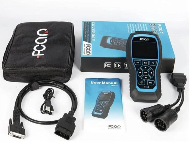 FCAR F507 Heavy Duty Truck Scanner All System Diesel OBD Diagnostic Tool ABS OIL