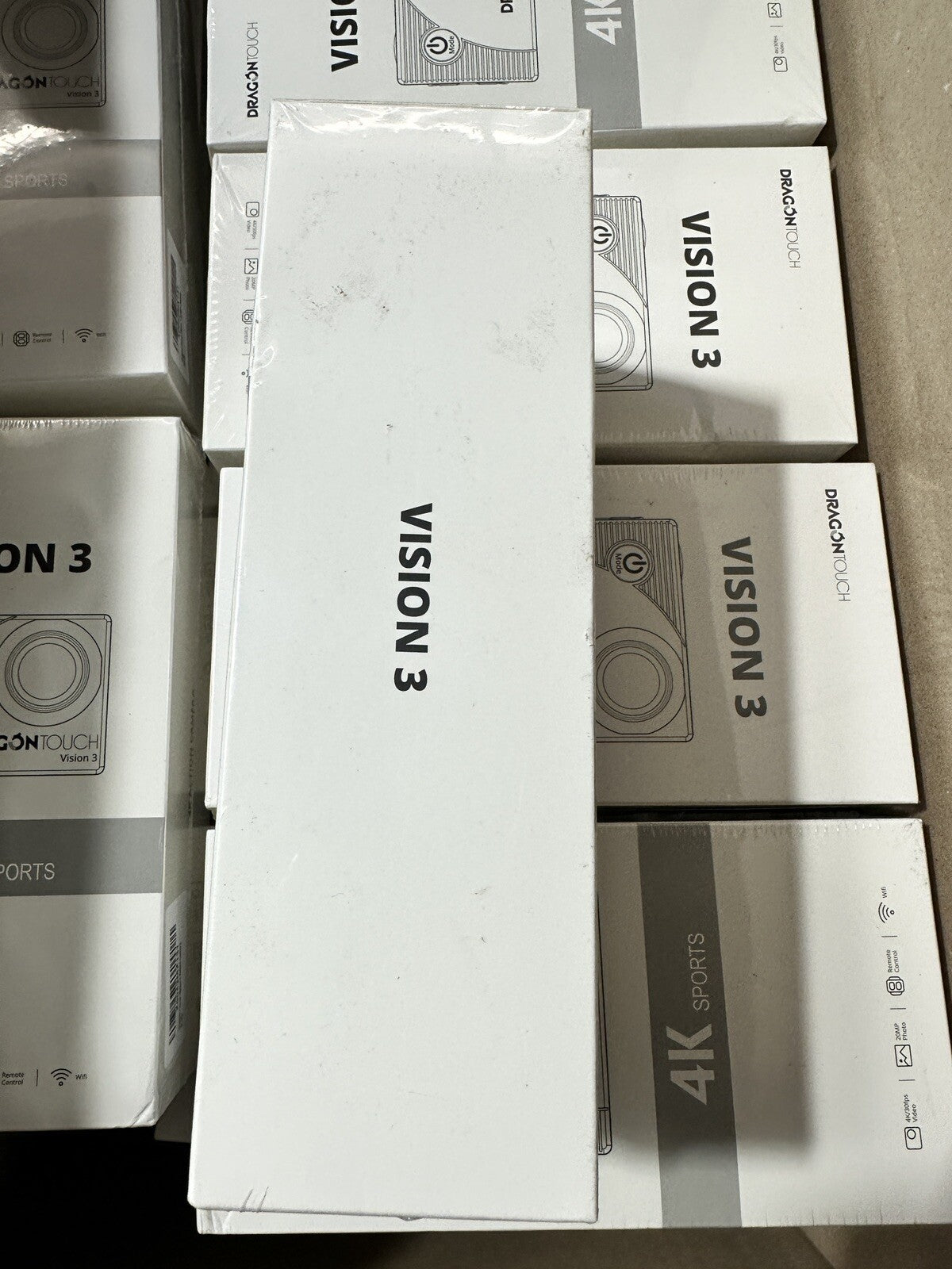 Dragon Touch Vision 3 Pro Black 4K Ultra HD Sports Waterproof Action Camera