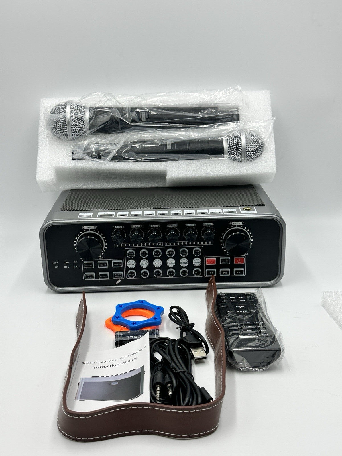 All In One Dj Mixer With 2 Mics 50watts