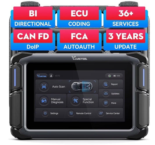 VDIAGTOOL VD70 OBD2 Scanner Bidirectional Tool Full System Diagnostic 39+ Rest